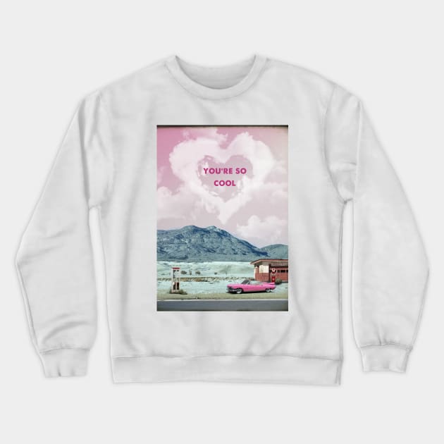 True romance retro travel print Crewneck Sweatshirt by 2ToastDesign